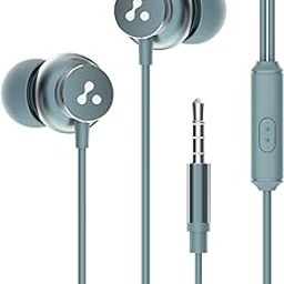 Ambrane Stringz 38 Wired Headphones with Mic, Powerful HD Sound with High Bass, Tangle Free Cable, Comfort in Ear Fit, 3.5mm Jack (Space Grey)-image-18