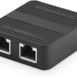 Binardat 1 to 2 Gigabit Network Splitter, 3 Port Gigabit Ethernet Switch, Type-C Power Supply, Mini Size Plug and Play-picture-12
