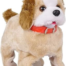 4AJ BAZAAR Barking, Waging Tail, Walking and Jumping Puppy, Battery Operated Back Flip Jumping Dog with Sound and Music Best Gift for Toddlers and Kids BNSNT&015-image-44