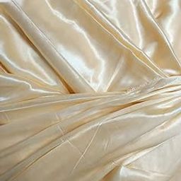 3A FEATURETAIL Soft Lycra Fabric For Backdrop Decoration,Backdrop Curtains & Wedding Decoration, Soft & Silky Lycra Drapes Fabric (3 Mtr Length X 55 Inch, Light Golden Color), Solid-20