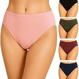 ( Pack of 4 -Stretchable Cotton Hipster Panties – Ultra-Soft, Breathable Briefs for Women Multicolour 100% Combed Cotton-image-125