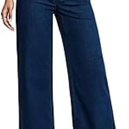 Women’s Dark Blue Denim Jeans | Wash High Waist Wide Leg Regular Fit Pants | Trendy and Durable Casual Wear Jeans for Women’s Everyday Style-image-40