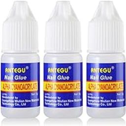 TopFinder® 5Pcs Artificial Waterproof Nail Glue for Nail Extension | Professional Nail Art Manicure Tool for Acrylic and False Nails | Long Lasting Liquid Nail Glue-6