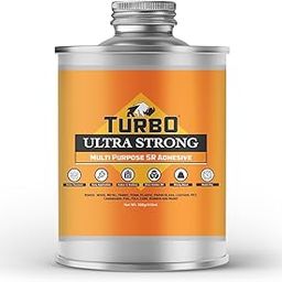MMT ACOUSTIX Turbo Us Multi-Purpose Adhesive | Ultra Strong Superglue, Easy Spread, Quick Dry | Bonds Rubber, Leather, Wood, Foam, Craft & Metal | Golden SR Adhesive Glue (1 Can 400Ml).-image-24