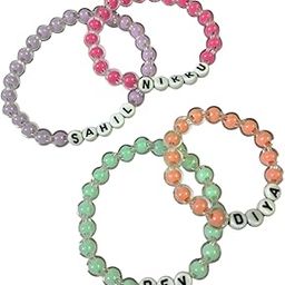 Customized Family Name Braclet Set of 4 | Personalized Name Rakhi for Bhaiya Bhabhi & 2 Kids | Comfortable & Adjustable Fit, For All Age Groups | Available in 6 Colours-image-7