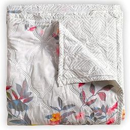 Fancy Walas Dohar Double Bed 100% Cotton Blankets for Summer | 90x100inch, 150 GSM Ac Comforter and Cooling Blankets for Summer | Grey Color | Classic Printed Design | Quilt | Ideal for Gifting-image-87