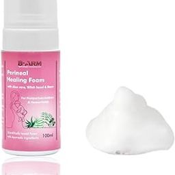 B-Arm Perineal Cooling & Healing Foam for Postpartum Care| Infused with Ayurvedic Ingredients like Witch Hazel, Aloe Vera & Neem| Scientifically Tested| Cooling Foam for Hemorrhoid Irritation-image-86