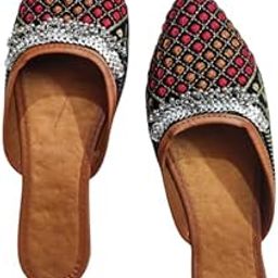 Women's Traditional Mules – Payal Style Jutti for Girls | Ethnic Rajasthani Mojari for Women-image-50