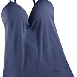 CB®Womens Adjustable Strap Built in Bra Tank Tops Camisole Navy Blue|Clothing, Shoes & Accessories | Womens Clothing | Tops & Blouses|1 Piece Women Built in Bra Cami-picture-55