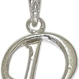 Chandi/Silver Alphabet D Letters Initial Charm Pendant for Men Boys Girls and Women-image-31