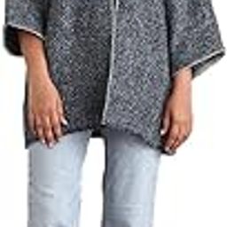 Women Tanzanite Collared Cape (Grey_Free Size)-image-38