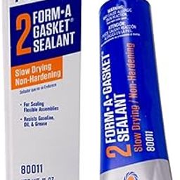 ZER0LEAK Permatex Form-A-Gasket No. 2 Sealant 80011 – 11oz Tube, Flexible Non-Hardening Gasket Maker for Leak Sealing, Slow-Drying Adhesive Paste for Flanges & Fittings-image-12