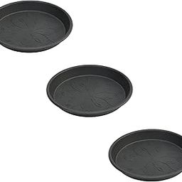 Ugaoo UV Treated Gardening Plastic Tray (Plate/Saucer) for Pots - 14 inch, Black Color, Set of 3 | Tray for Plants Pot for Indoor Home Decor & Outdoor Garden & Balcony-image-37