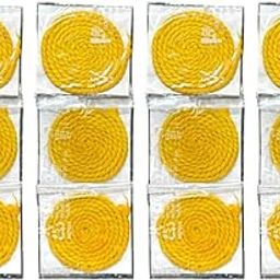 Akhand Diya Wicks for Pooja | Long Batti for Akhand Jyot |Pack of 12,Yellow | Diya Batti for Oil Lamp | Twisted Cotton Wick for Diya | Vattulu for Puja | Akhand Jyothi Diya Batti | Lambi Batti-image-10