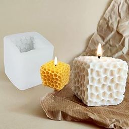 3D Resin Silicone Mould for Art & Craft, DIY, Resin Art, Handles, soap, Chocolate, Candles Making Supplies [1 Silicon Mould - Unique Honey-Bee Comb Design]-image-18