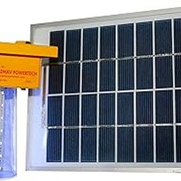 STIKLIGHT Jadhav Powertech Solar Insect Trap Solar Panel 5 Watt With 2 Meter Wire Panel Stand Led Light - 3 Watt Inbuilt Lithium Battery 7.4V Ah Size - Portable-18