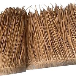 THE STYLE SUTRA Artificial Roof Thatch Roll Accessory Flame Retardant for Garden Party Fence Brown and Black-image-23
