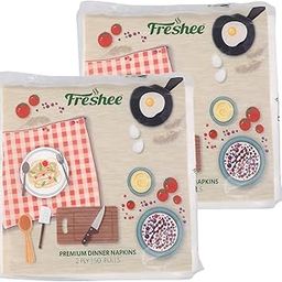 FRESHEE Dinner Napkin 50 pulls Each, Pack of 2-image-11