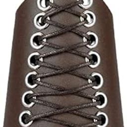ATORSE 2xPU Leather Punk Arm Guard Wristband Medieval Knight Wrist Bracer Coffee-image-46
