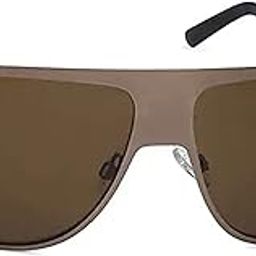 Men Fastrack Square Shaped Sunglasses With 100% UV Protected Lens Technology, Brown 53-2