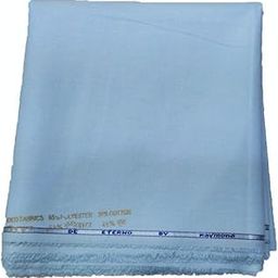 Men's Poly Blend Unstitched Shirt Piece (Blue, 2.4 Mtr, Free Size)-image-15