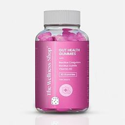 The Wellness Shop Gut Health Supplements Gummies | Prebiotics & Probiotics Supplement | Constipation, Bloating, Gas & Acidity Relief | Immunity in straberry Flavour-picture-24