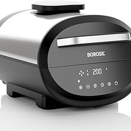 Borosil Bestdigi Air-Fryer, Top Load Air Fryer, Large Capacity, 8 Pre-Set Menus, 8 In 1 Functionality, 6.1 L, 1700 Watt, 6.1 liter, Black-25