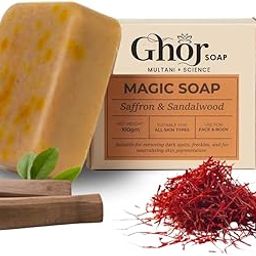 Magic Soap with Saffron and Sandalwood, 100g, All Skin Types, Dark Spot Removal (1)-image-40