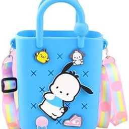 THE STYLE SUTRA 3xBeach Tote Bag Fashion Portable Open Hole Tote Bag Organizer Beach Holes Bag Blue Bag Charms-image-88