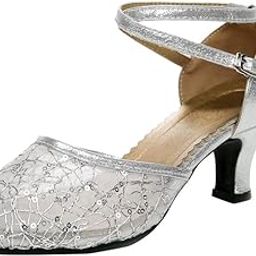 Women's Latin Dance sandals Adult Dance Sandals Soft Sole Lightweight Footwear for Classes & Events-image-77