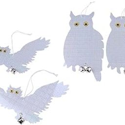 STYLEHEAVEN 2 Pair Reflective Flying Owl Decoy & Bird Repellent Scarecrow Bird Deterrent|Home & Garden|Yard, Garden & Outdoor Living|Gardening Supplies|Weed & Pest Control|Weed & Pest Control-image-29