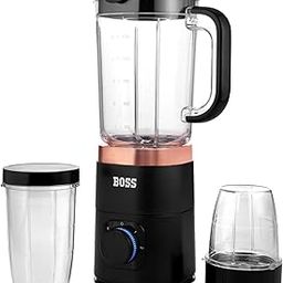 BOSS Nutri Neo 800W Juicer/Mixer/Grinder/Smoothie Maker, 3 Unbreakable Jars, 2 Blade Set - Wet & Dry, Rose Gold, 2 Year Warranty-21