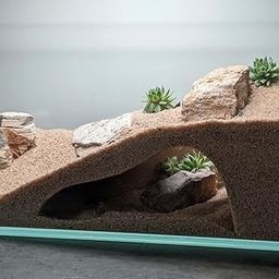 Aquarium/Terrarium Underground Natural Cave | Fish & Reptile Tunnel (Sand, Cave 3)-image-39