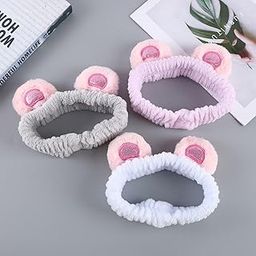 Facial Makeup Kitty Headband For Girl's & Women's | Soft Elastic Face Wash Band, Cute Animal Cosmetic Hair Band (Pack of 2, Free Size)-picture-20