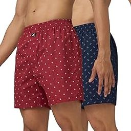 Printed IntelliEaze Combed Cotton Astor Inner Boxers for Men Pack of 2-image-2