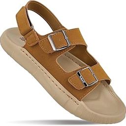 Men's Adjustable Straps with Hook and loop Comfort Sandals - WE8822-picture-6