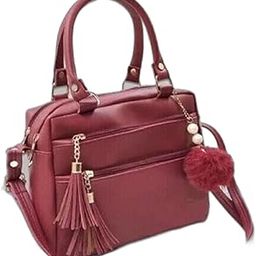 SHIFA COLLECTION MAROOM Women Hand-held Bag - Regular Size Waterproof Sling Bag (Maroon, 5 L) (Maroon pampam sling bag)-image-73