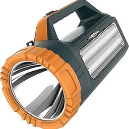 Pick Ur Needs Emergency Rechargeable Long Range Search Torch Light + Side 2 Tube (Orange)-image-78