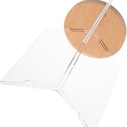 HONMEET Multi-sided Rotating Menu Holder Stable Base Elegant Display Stand for Restaurants Offices and Events Lightweight Sign Holder for Menus and-image-61