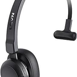 LEVN Trucker Bluetooth Headset with Noise Cancelling Microphone & Mute Button, Multipoint for Work from Home/Cell Phone/Computer/Zoom/Teams/Truck Driver-picture-23