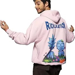 bewakoof Fleece Men's Hooded Sweatshirt-picture-9