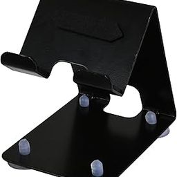 Flyrail Flyrun Mobile Holder Stand with Metal Body | Anti Skid Design for All Smartphones | Mobile Stand for Table, Desk, Office, Home (Black)-image-23