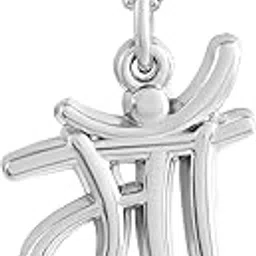 memoir Stainless Steel MAA pendant withn chain Fashion Jewellery for Men and Women (PCAJ3146)-picture-25