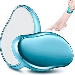 OLDA ENTERPRISE Crystal Hair Eraser, Painless Exfoliation Bleame Hair Removal Tool for Men Women, Soft Smooth Silky Skin, Magic Hair Removal (Blue)-picture-28