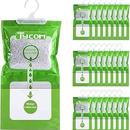 TYCOM Moisture Absorbers (24 Packs), Odor Eliminator humidity absorber Hanging Bags, wardrobe freshener, Closet Dehumidifiers & Odor Removers for Home & Car - 24Pcs-image-51