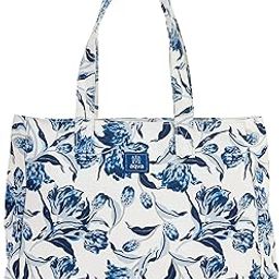 Cotton Canvas Shoulder Bag/Tote Bag For Women, Printed Multipurpose Handbag With Top Zip, Best For Shopping, Travel, Work, Beach, Office, College-image-53