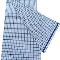 For Men's Organic Soft Viscose Lungi Mundu Dhoti Mini Check (Size - 2.10 Meter's)-39