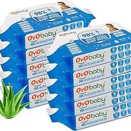 OYO BABY Wipes for new born baby with Lid | 72 Wipes x Pack of 10-720 Wipes for kid | Extra Thick & Moist Wet Vipes for Babies | Prevents Skin Redness & Rashes | Enriched with Aloe Vera, Vitamin E-image-86