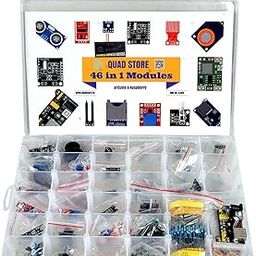 Quad Store QS_46in1 46 in 1 Sensor Modules Kit for Arduino Uno R3, Mega 2560, Raspberry Pi (37 in 1 +additional modules)-30