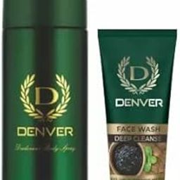 DENVER Deep Cleanse Face Wash(50GM) & Hamilton Deodorant Spray(165ML) - Combo Set of 2 | Activated Charcoal Facewash - Deep Cleanse the Pore, Dirt & Impurities | Deodorants for Men-10